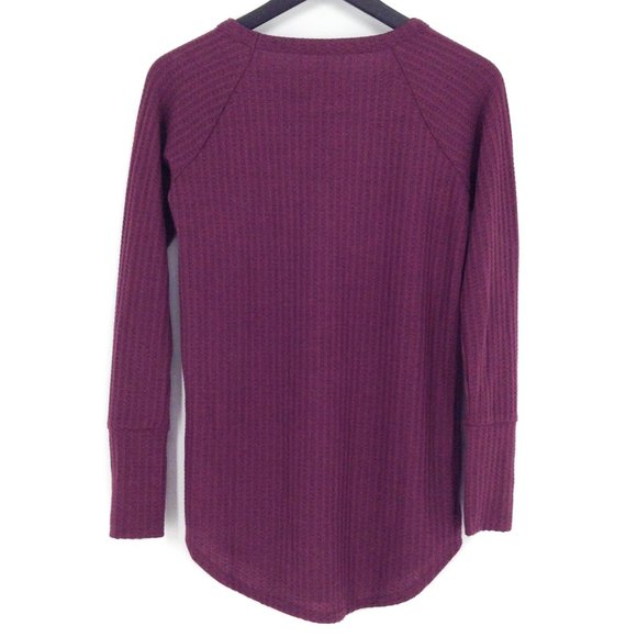 CHASER Waffle Knit & Button Cuff Shirttail Thermal - Picture 6 of 8